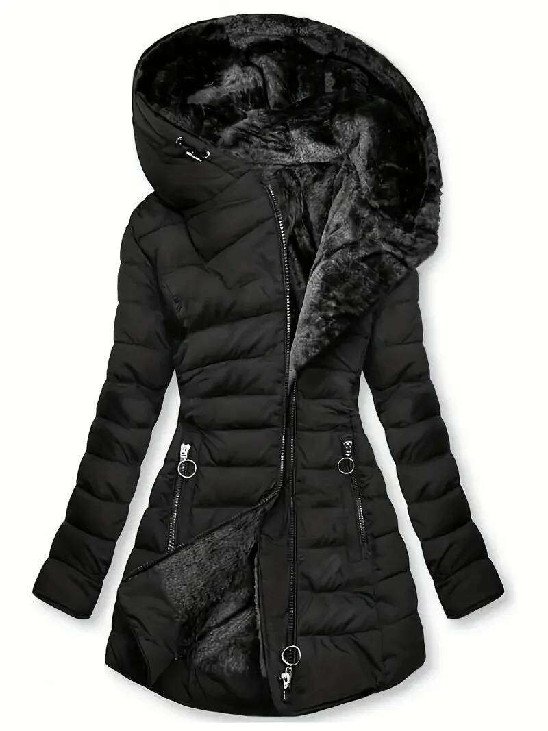 Winter Clothing Taiwan - سترة شتوية دافئة بغطاء للرأس متوسطة