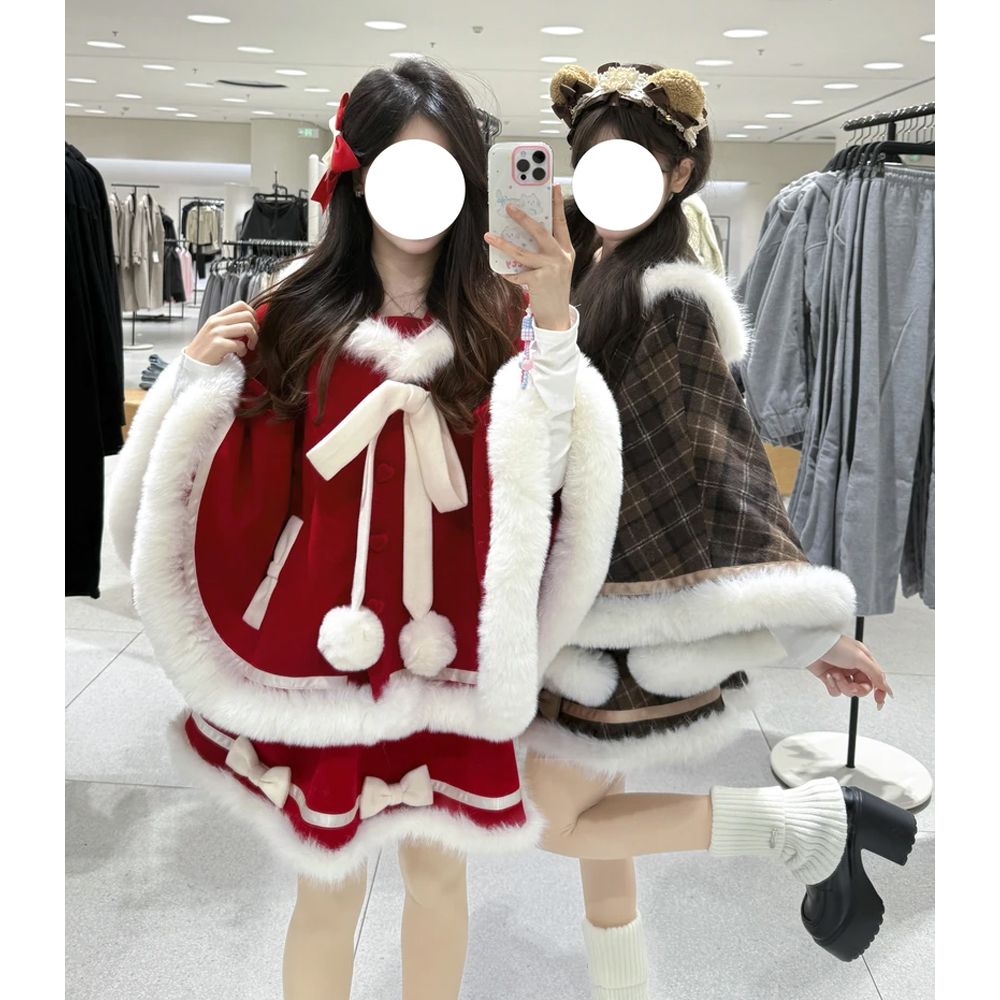 Winter Clothing Types - الحلو اليابانية لطيف تنورة مجموعات النساء