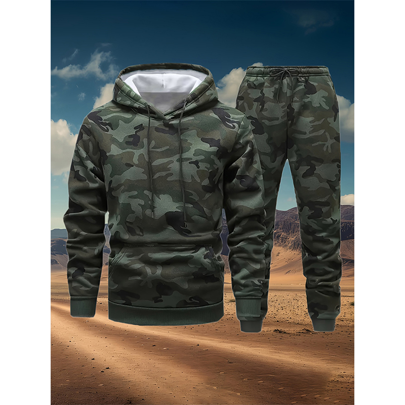 Winter Clothing For - طقم هوديز وبنطلون بطباعة ثلاثية الأبعاد