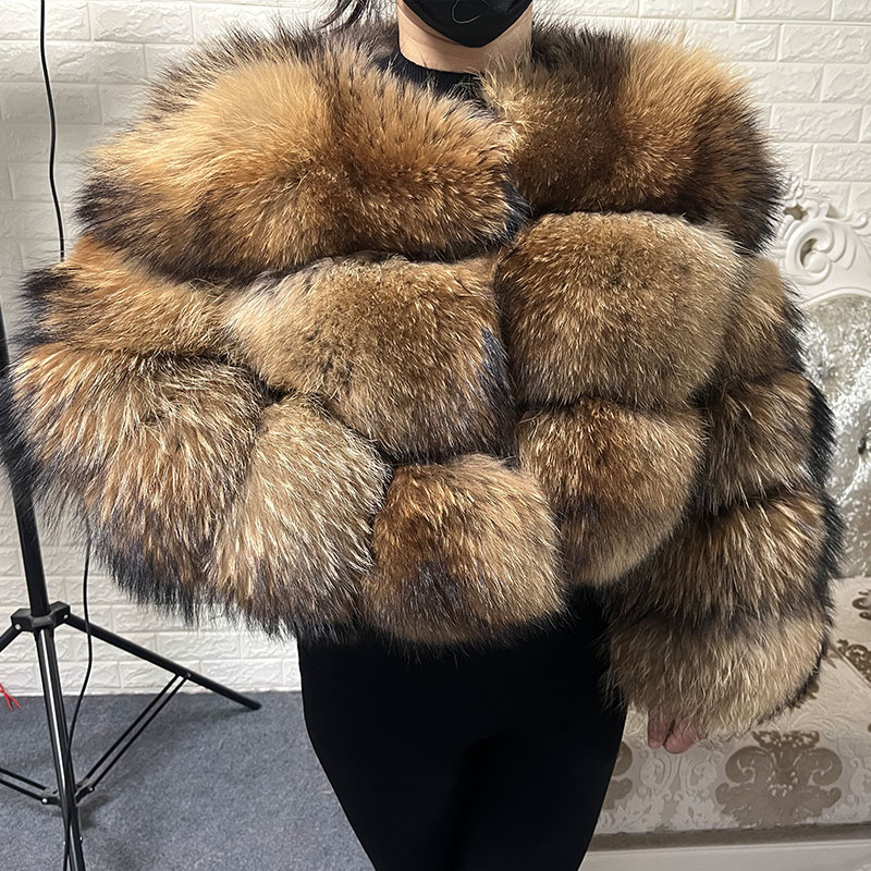 حجم كبير بلايز البني الفراء Ma - مراجعة Winter Clothing For Plus Size Women وسعره