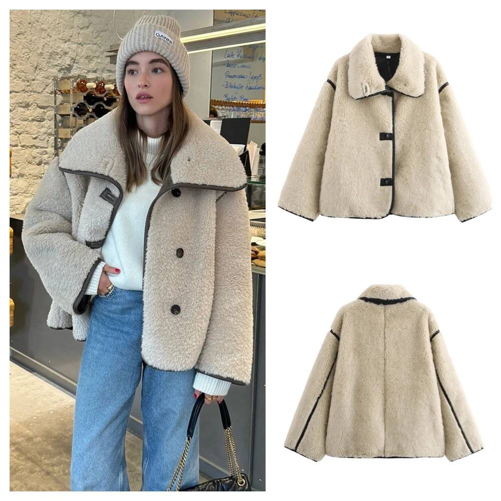 معطف نسائي جديد لشتاء 2025 بتص - مراجعة Winter Clothing Taiwan وسعره
