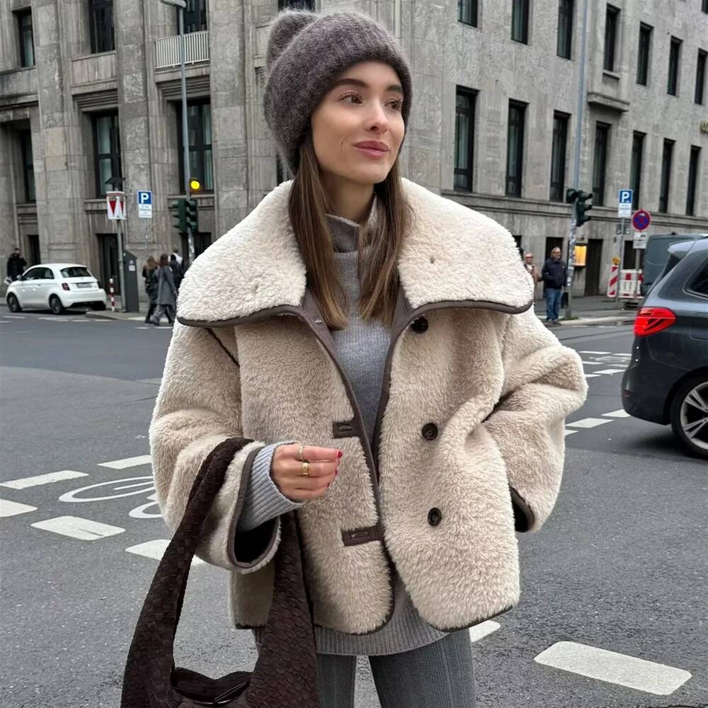 معطف نسائي جديد لشتاء 2025 بتص - مراجعة Winter Clothing Taiwan وسعره