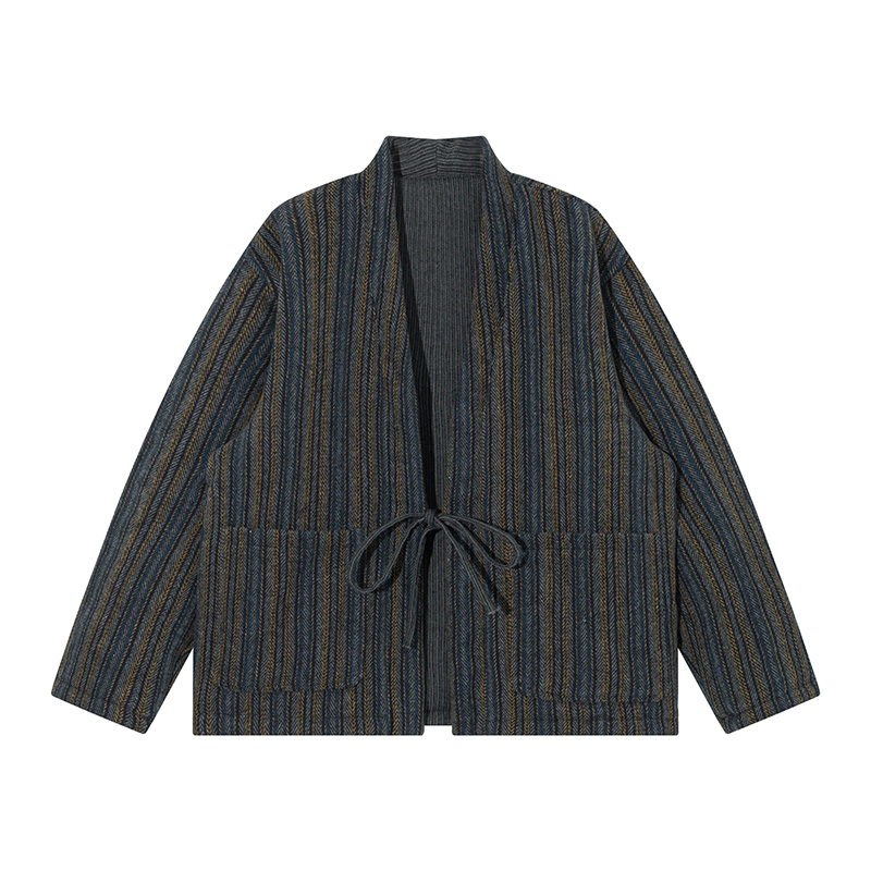 سترة كيمونو مخططة على الطراز ا - مراجعة Traditional Winter Japanese Clothing وسعره