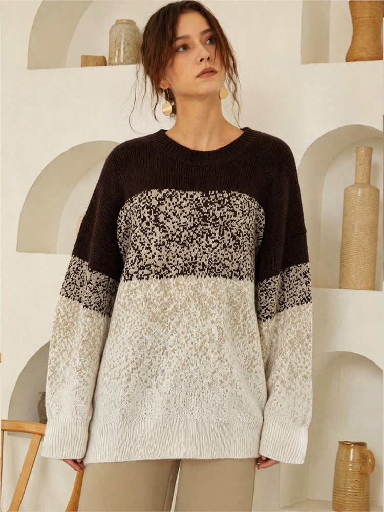 بلوزة نسائية محبوكة كاجوال للش - مراجعة Winter Clothing For Plus Size Women وسعره