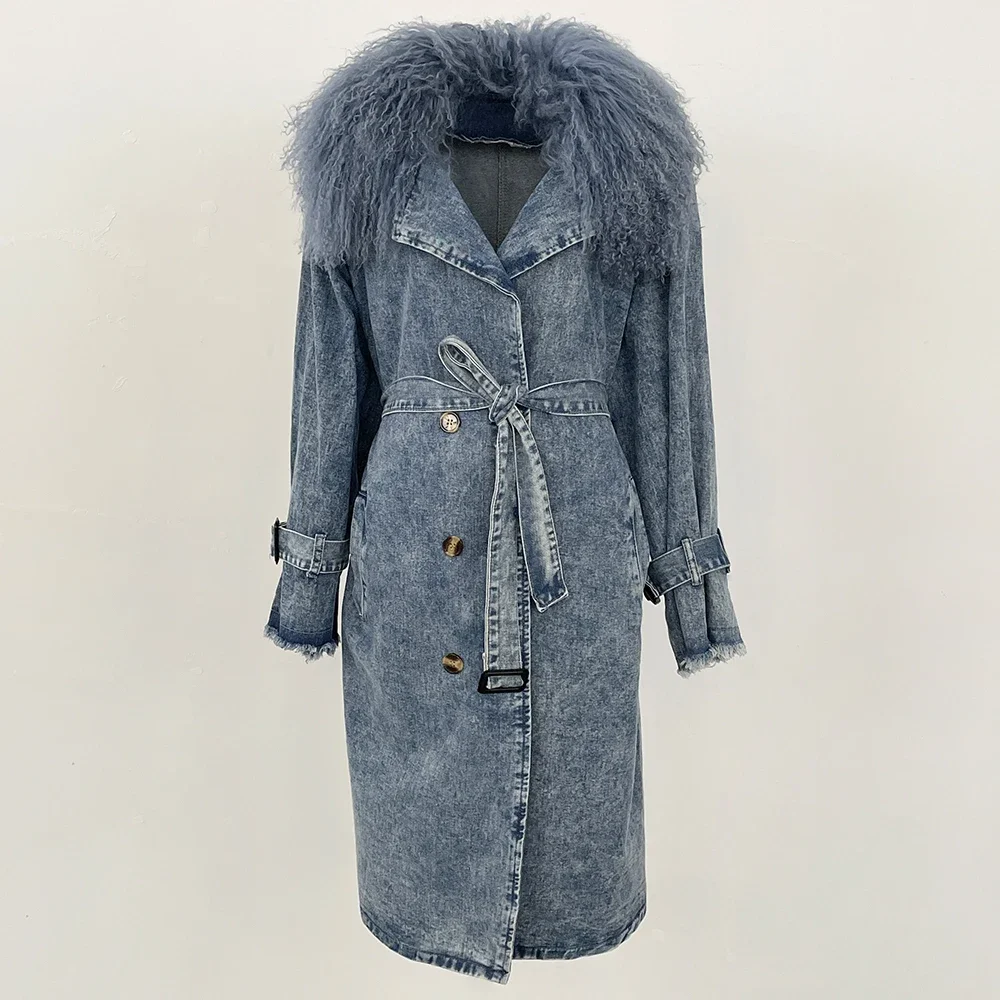 معاطف الفرو امرأة طويلة الأكما - مراجعة Winter Clothing Store وسعره