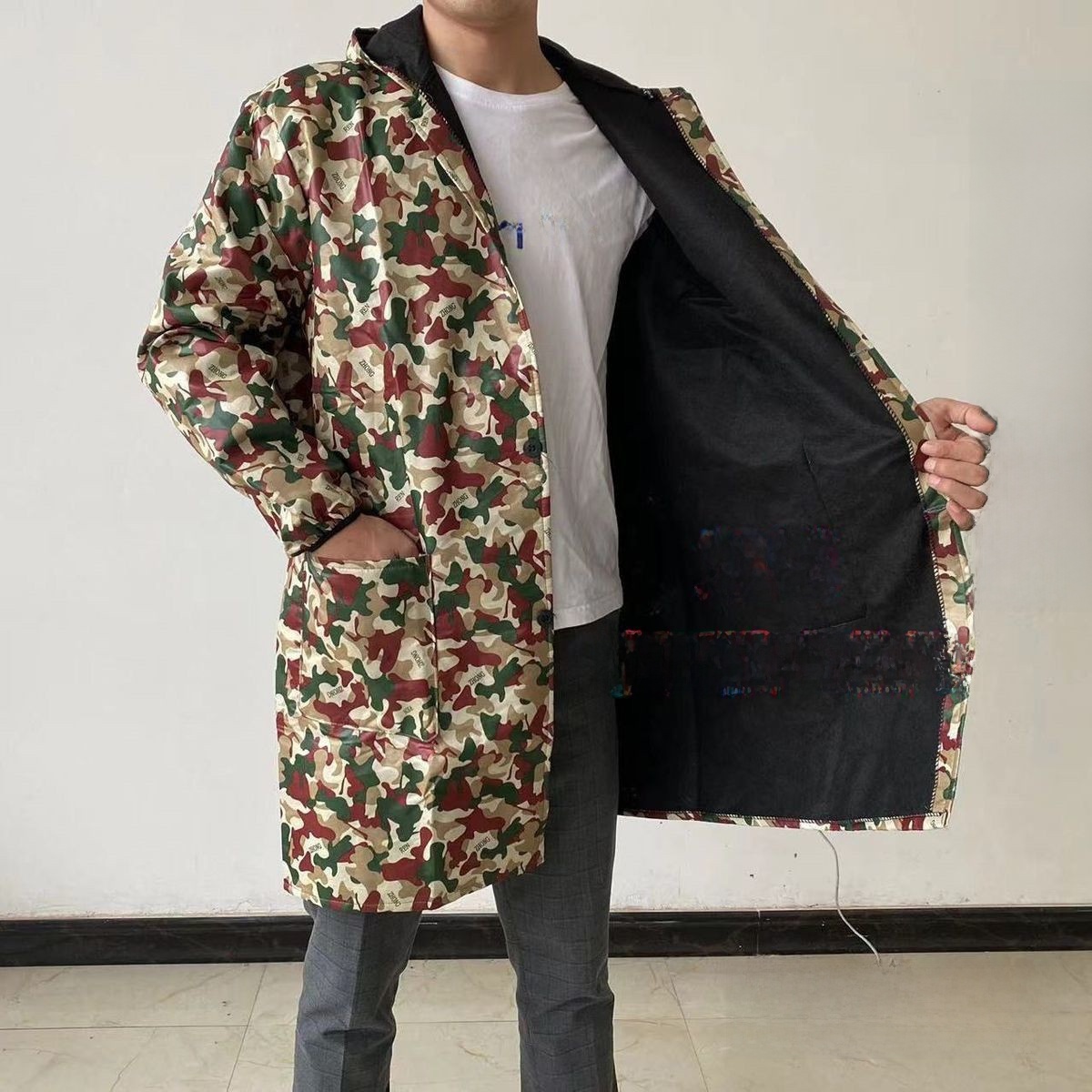 ملابس عمل شتوية مبطنة بالصوف م - مراجعة Winter Clothing For وسعره