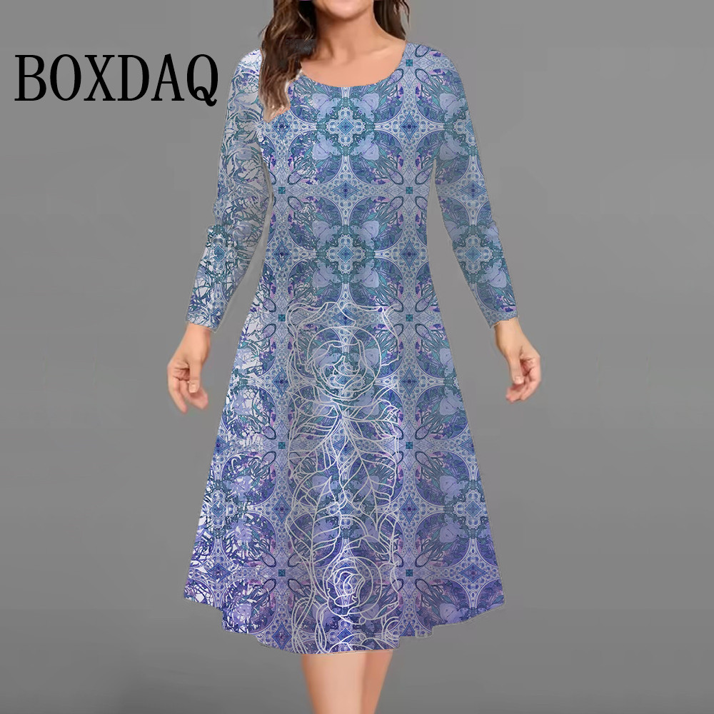 موضة جديدة أنيقة النساء فساتين - مراجعة Winter Clothing For Plus Size Women وسعره