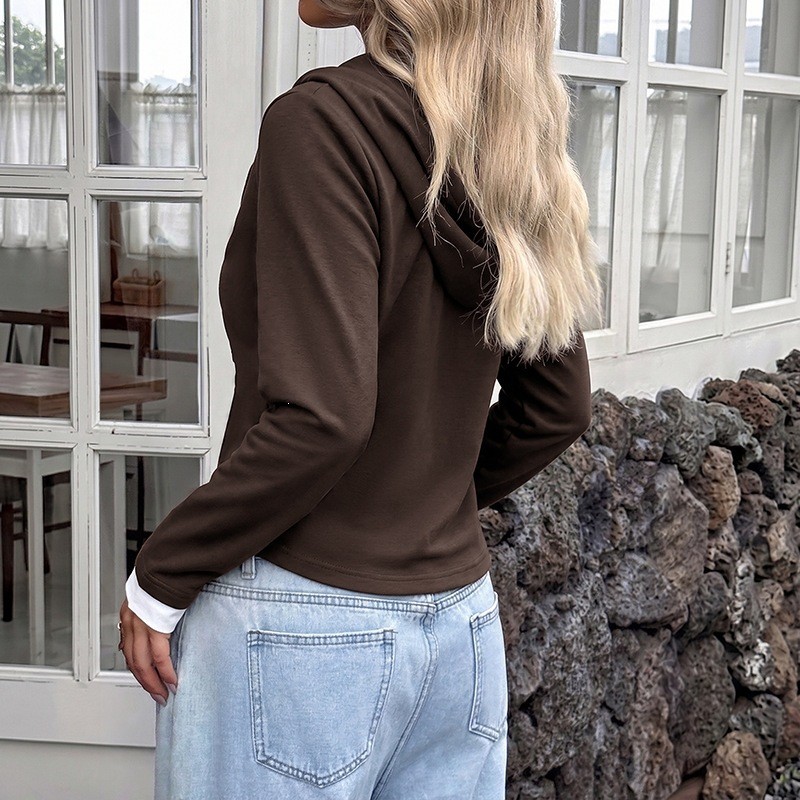 هودي نسائي بأكمام طويلة من الق - مراجعة Winter Clothing Types وسعره