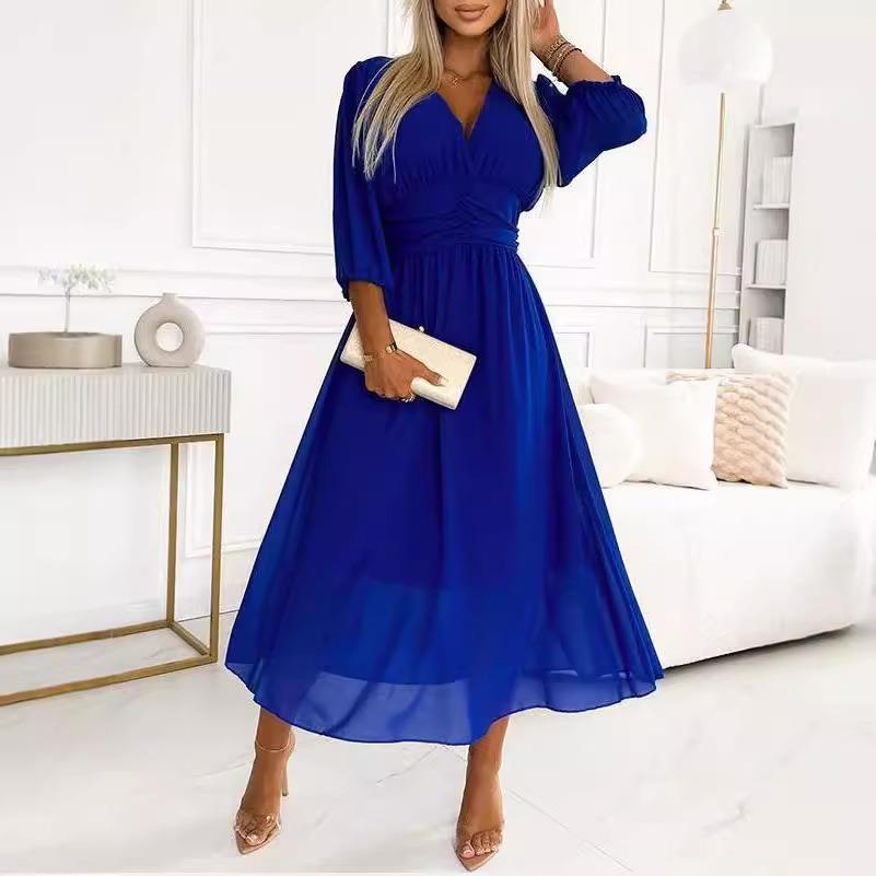 فستان نسائي أنيق لتنحيف الخصر، - مراجعة Winter Clothing Types وسعره