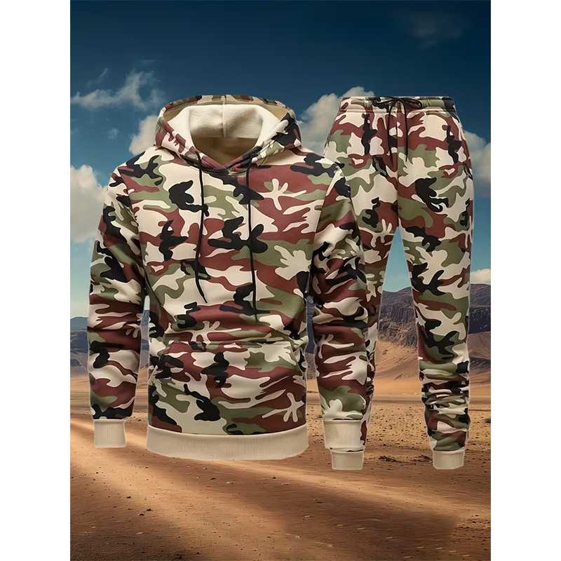 طقم هوديز وبنطلون بطباعة ثلاثي - مراجعة Winter Clothing For وسعره