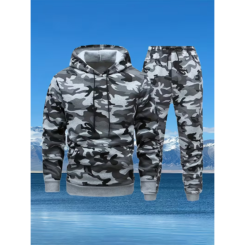 طقم هوديز وبنطلون بطباعة ثلاثي - مراجعة Winter Clothing For وسعره
