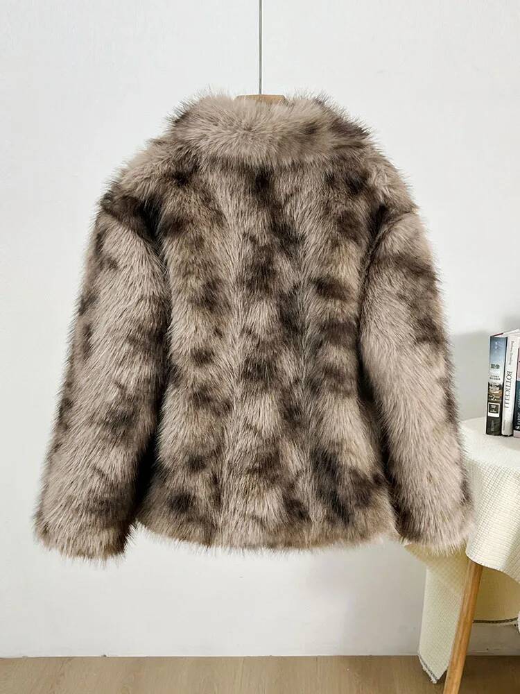 معطف فرو ثعلب صناعي نسائي شتوي - مراجعة Winter Clothing Taiwan وسعره