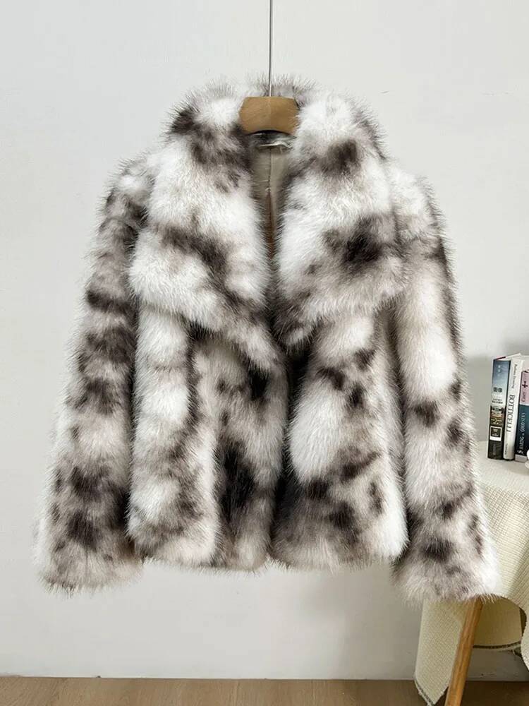 معطف فرو ثعلب صناعي نسائي شتوي - مراجعة Winter Clothing Taiwan وسعره
