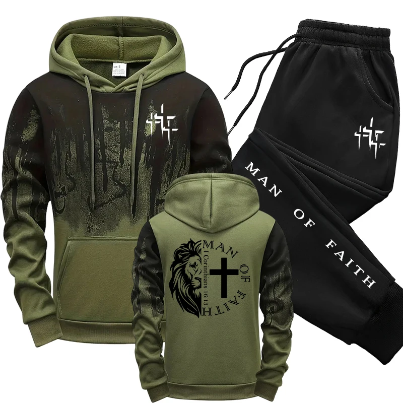 طقم رجالي بنمط Man of Faith يت - مراجعة Winter Clothing For وسعره