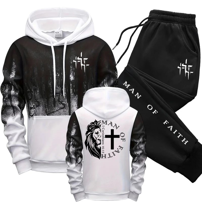 طقم رجالي بنمط Man of Faith يت - مراجعة Winter Clothing For وسعره
